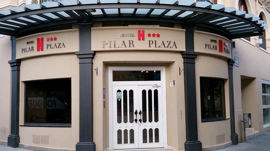 Hotel Pilar Plaza Saragoça Exterior foto